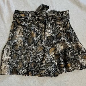 Zara snake skirt